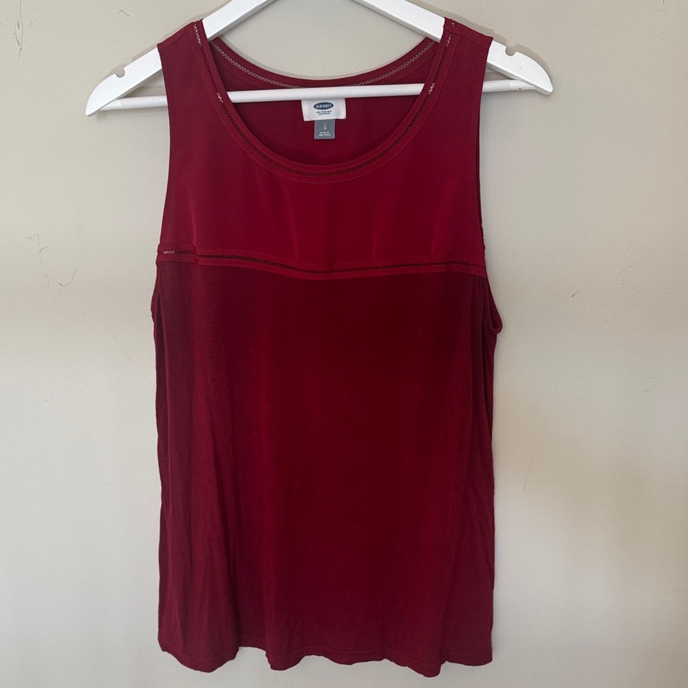 Old Navy Women's Rich Red Tank Top